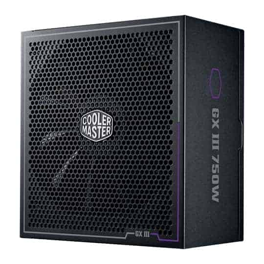 Cooler Master GX III 750 Watt Fully Modular PCIe 5 80+ Gold PSU/Power Supply ATX3.0